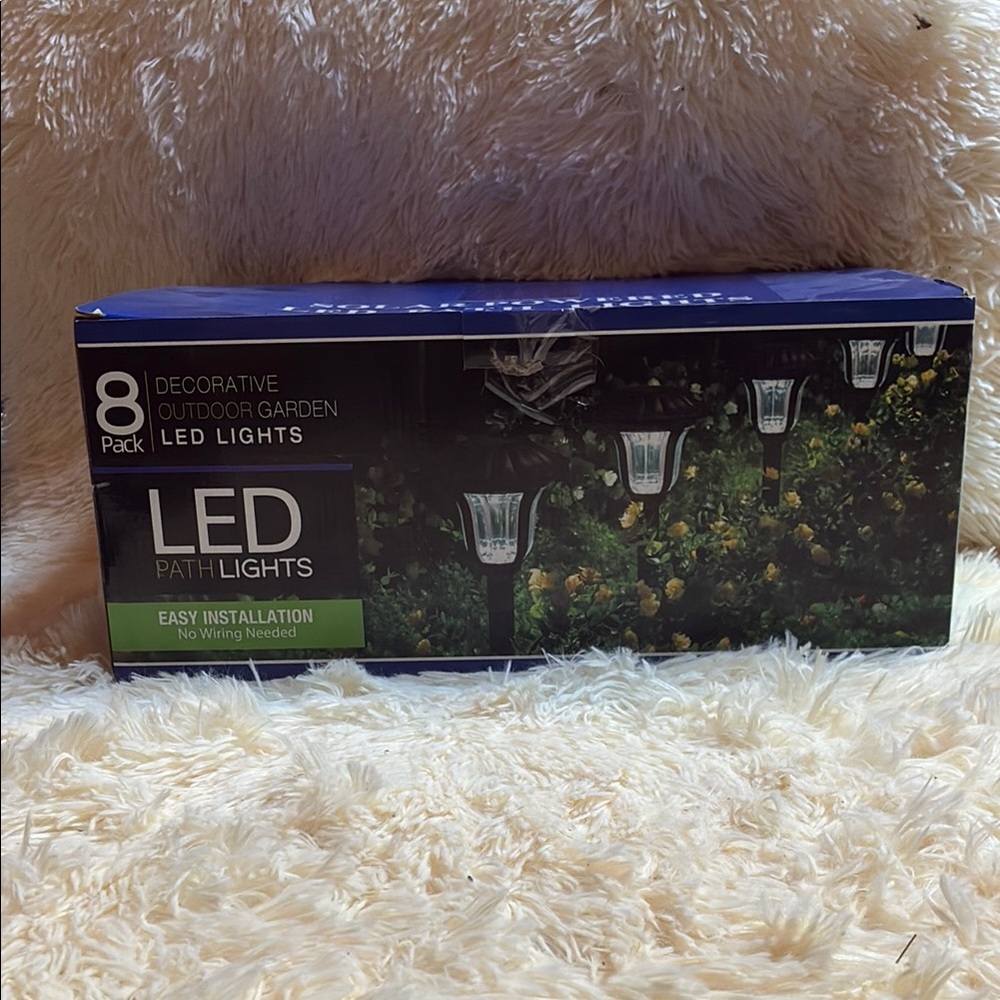LED Path Lights - Black - 8 Pack
